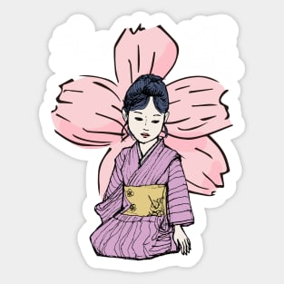 The Little Princess off Higashi-Akatani Sticker